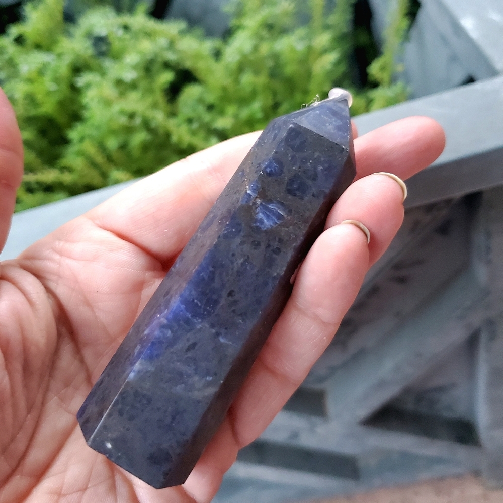 Sodalite Crystal Tower - Picture 2 of 2